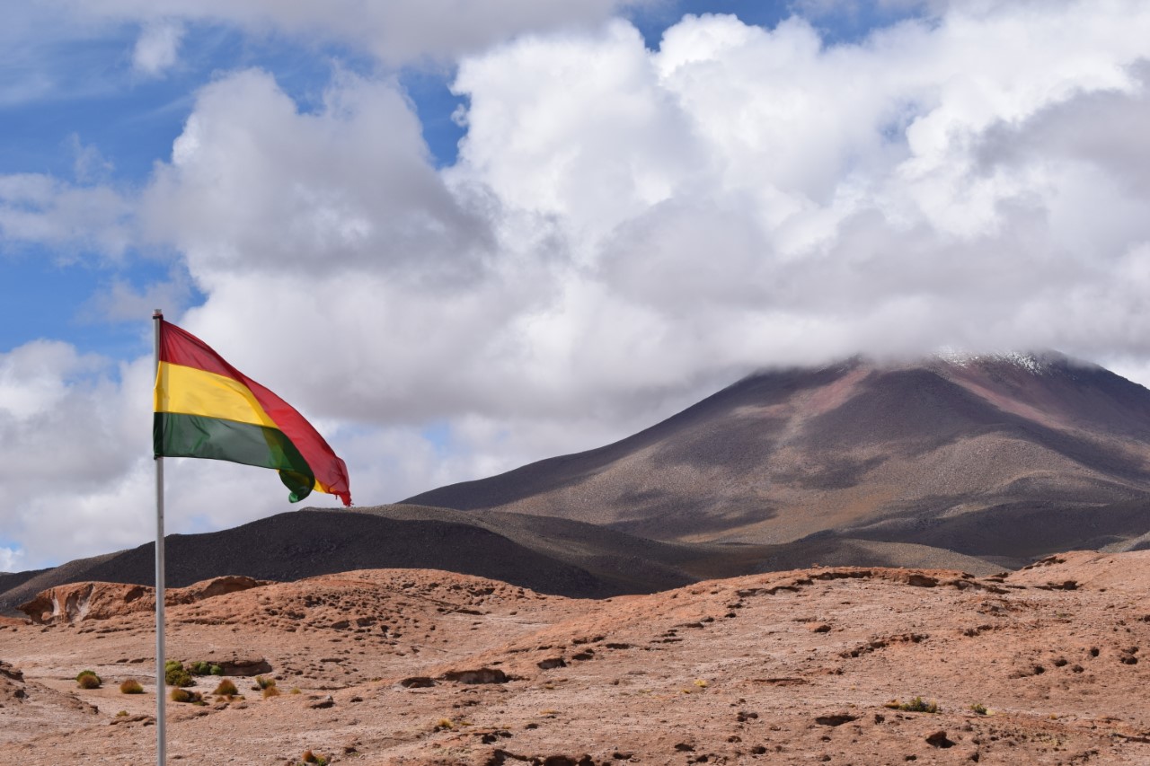 bolivie drapeau paysage