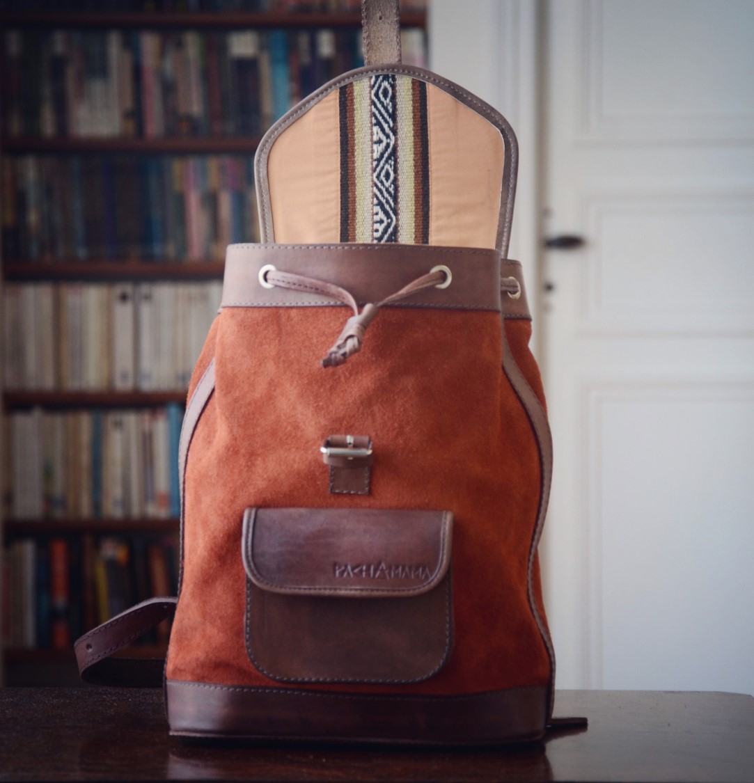 Champêtre Sac Ã Dos Femme Vintage Cuir Pachamama Sac A Dos Cuir