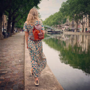 Petit Sac à Main Sac à Dos Femme - Noir - Occasion En Bon état - Livraison Gratuite