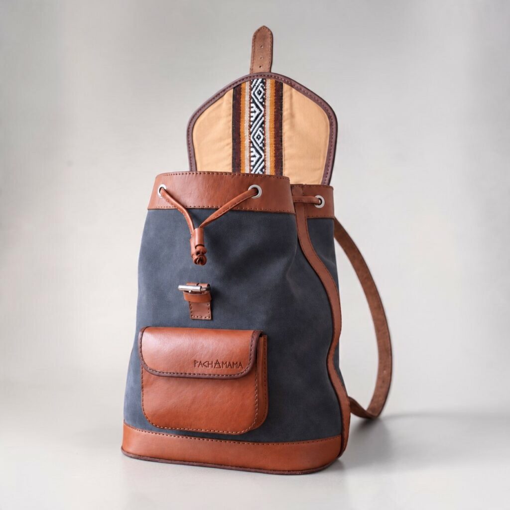 LOU Anthracite ouvert : cuir velours et aguayo