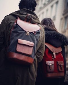 urban leather backpack