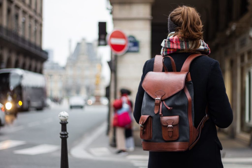 Sac à Dos Femme En Cuir Premium Artisanal - Fabriqué à Jérusalem, Marque CHIC, NEUF Avec étiquettes