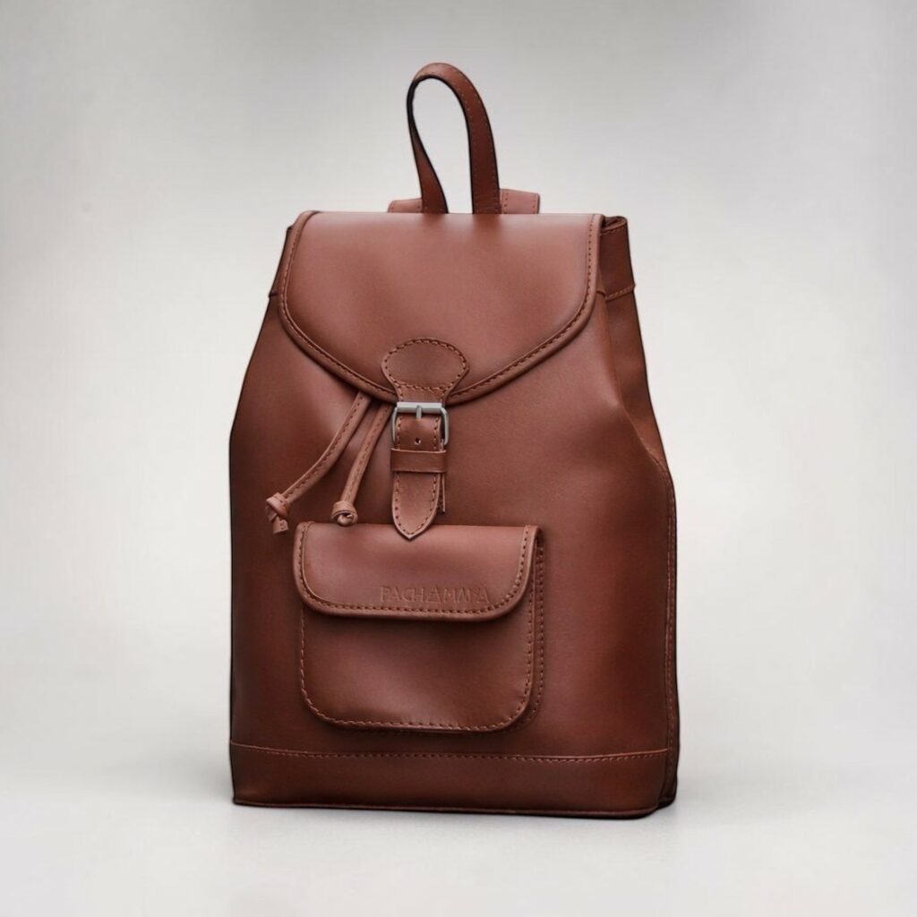 sac à dos cuir marron