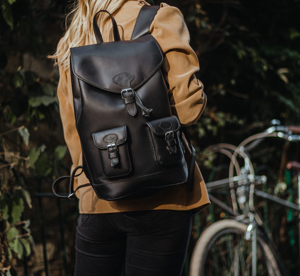 Noir Pachamama Petit Sac A Dos Cuir Noir Femme Pachamama Sac Sac A