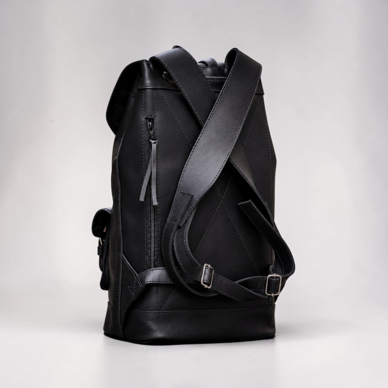 sac à dos cuir noir arrière sac à dos cuir noir arrière