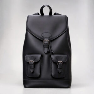 sac à dos cuir noir new