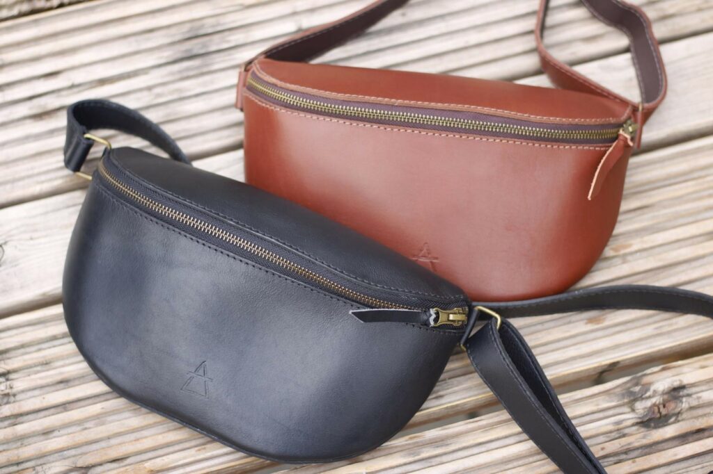 leather bum bags