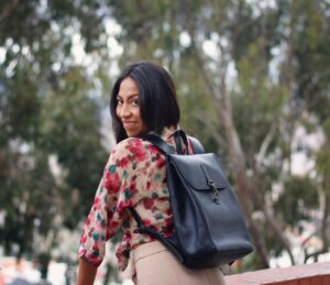 sac à dos cuir noir