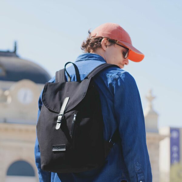 sac à dos noir homme hq