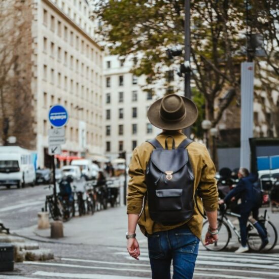 look sac à dos cuir homme