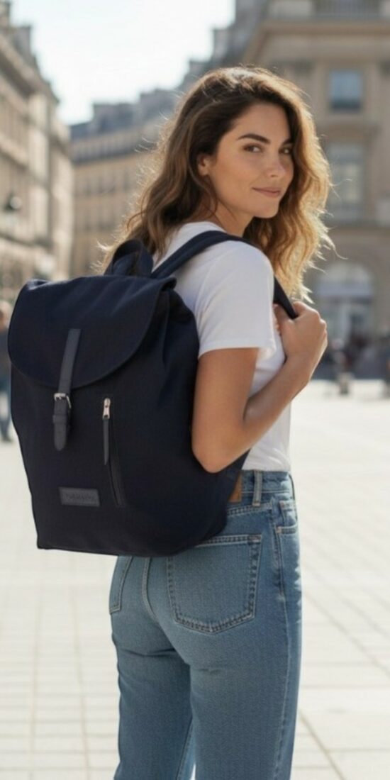 sac à dos noir femme ville