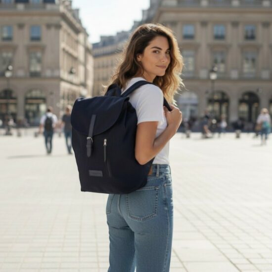 sac à dos noir femme ville