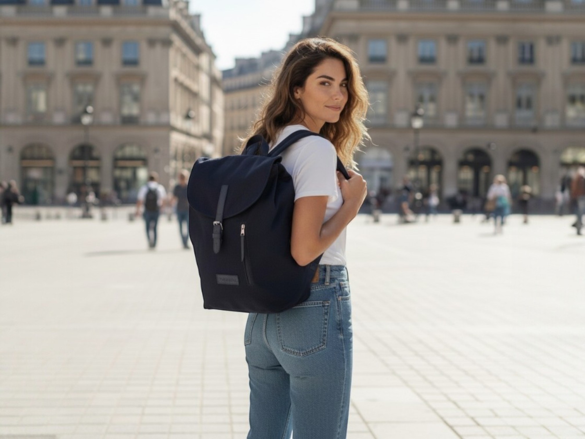 sac à dos noir femme ville