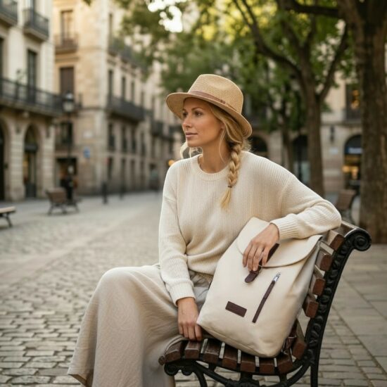 sac à dos blanc ville