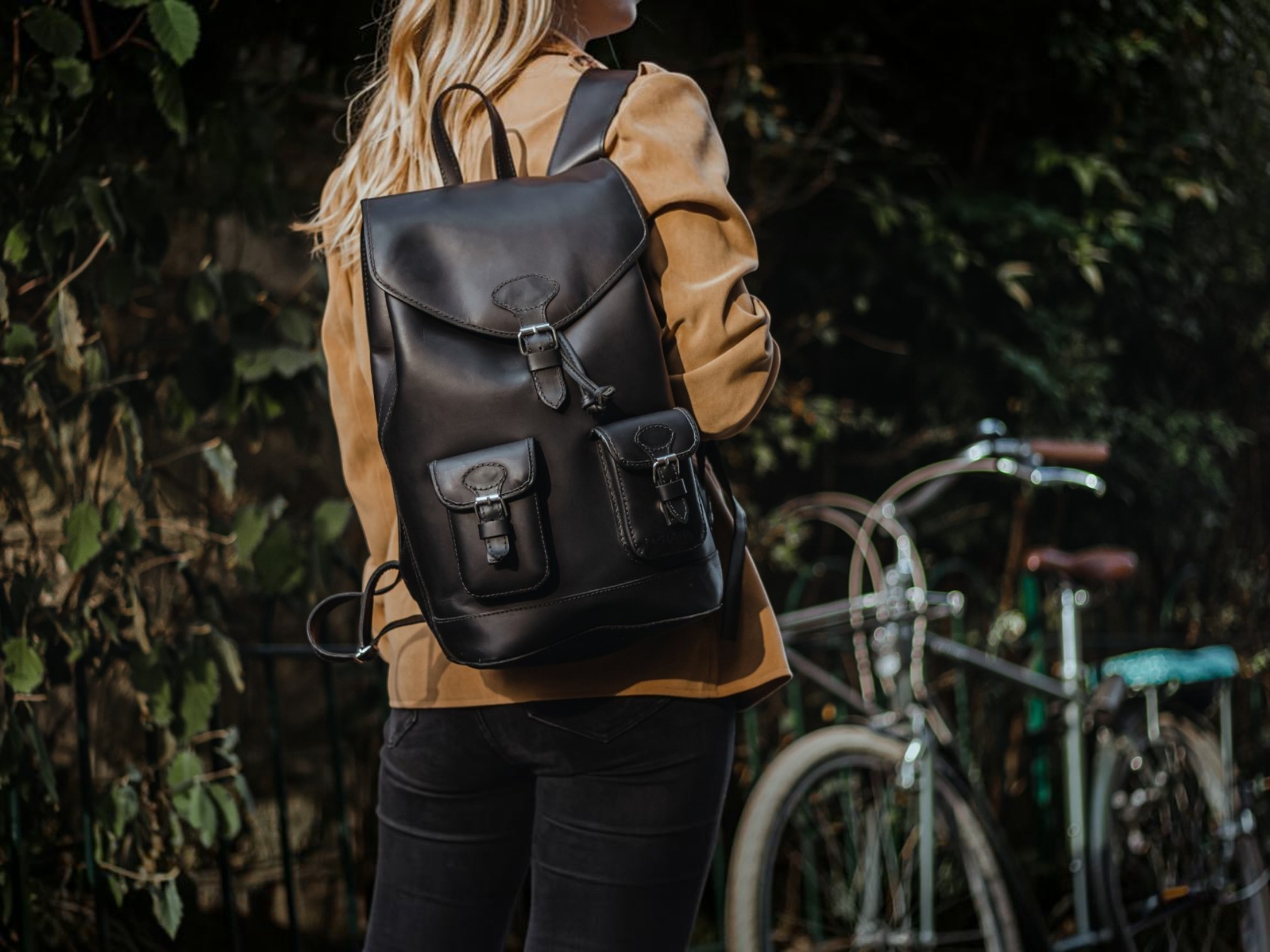 sac à dos cuir velo femme