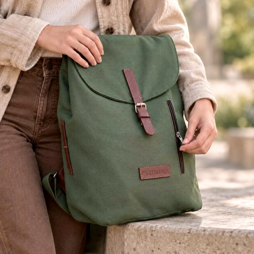sac à dos vert ville