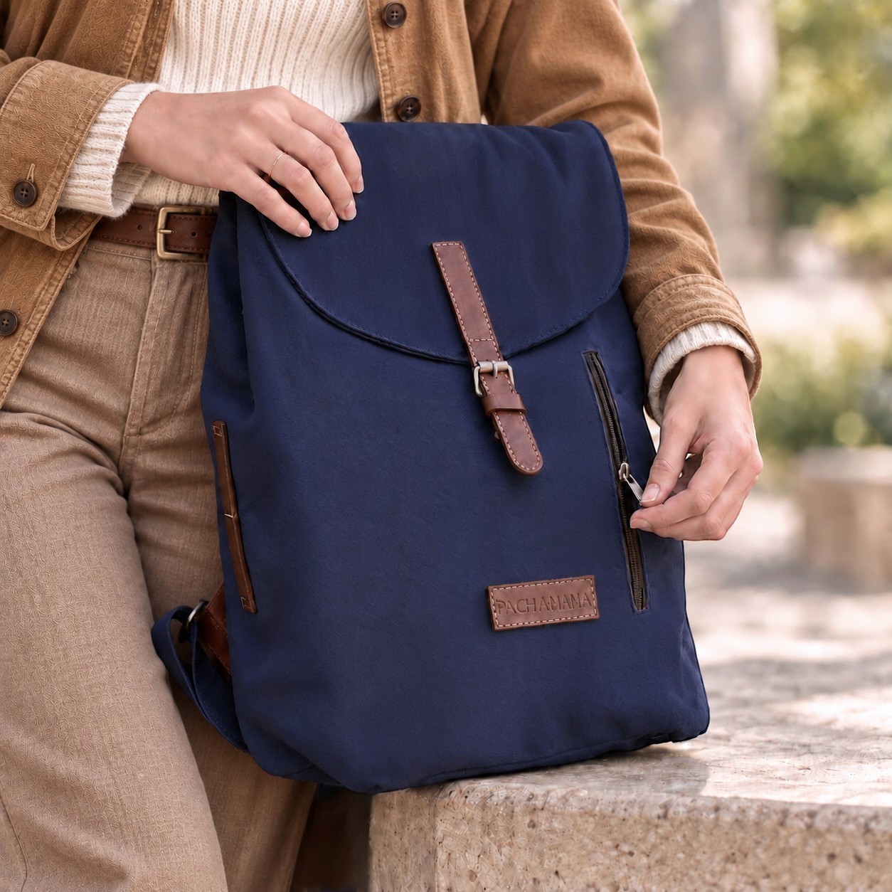 sac à dos ville bleu